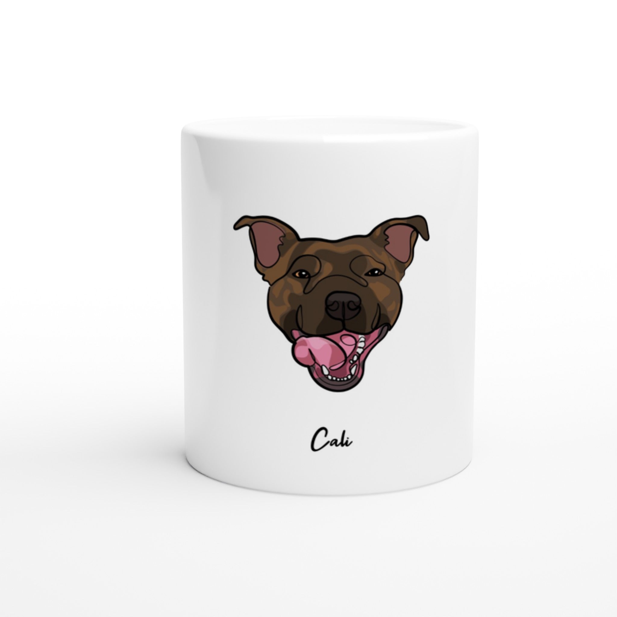 Digital Art Pet Portrait - Custom Mug